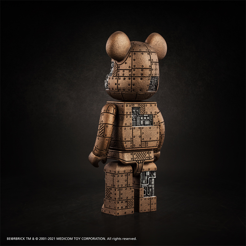 Be@Rbrick 皇家雪兰莪手办特别版蒸汽朋克暴力熊卡通动物雕塑送礼 - 图1