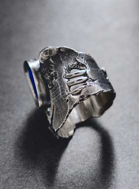 UNMASK银饰原创设计戒指顺丰包邮