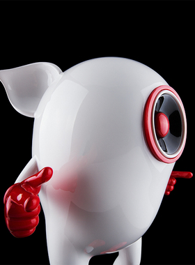 创意猪摆件装饰品雕塑