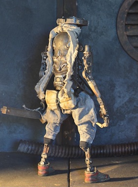 树脂艺术摆件武士机器人手办