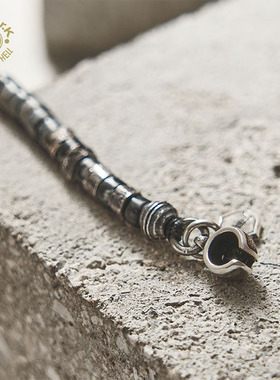 Arthur.k925素雅0.3黑雪花石手链