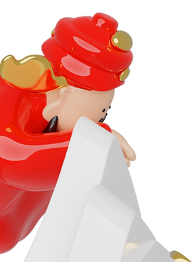 艺术雕塑摆件装饰品尽芷悲伤树脂