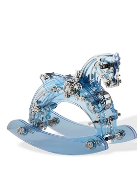 不锈钢记忆木马摆放艺术品限量