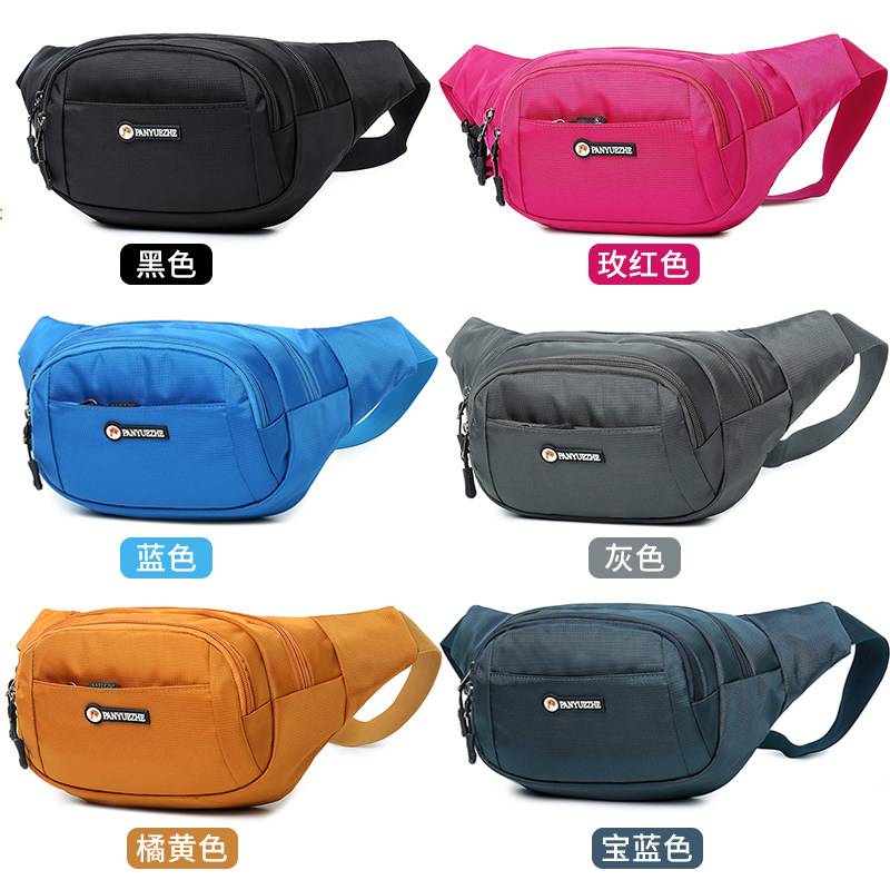 Woman bags, men and women, multi-functional large capacity construction site work outdoor sports mobile wallet, Oxford cloth cash register bag