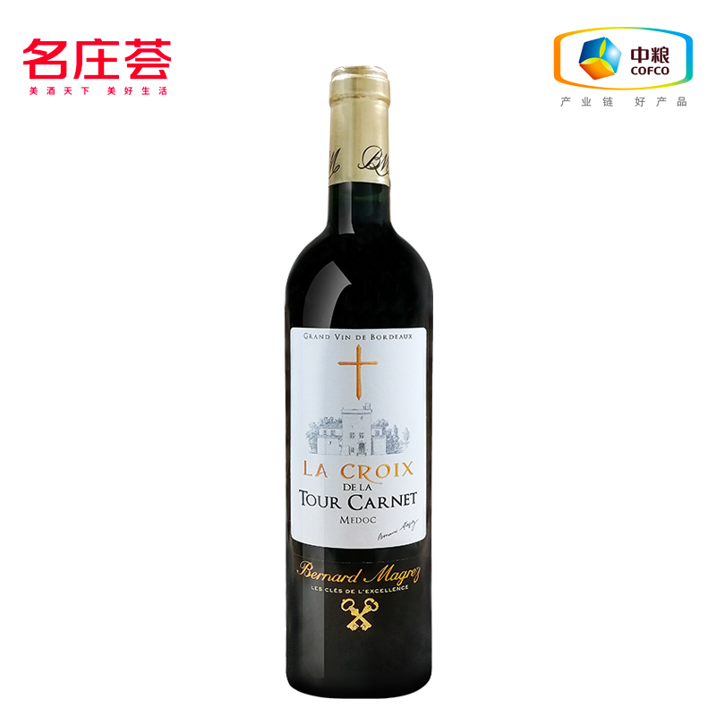 中粮进口红酒法国波尔多四级庄拉图嘉利副牌干红2010葡萄酒750ml-图0