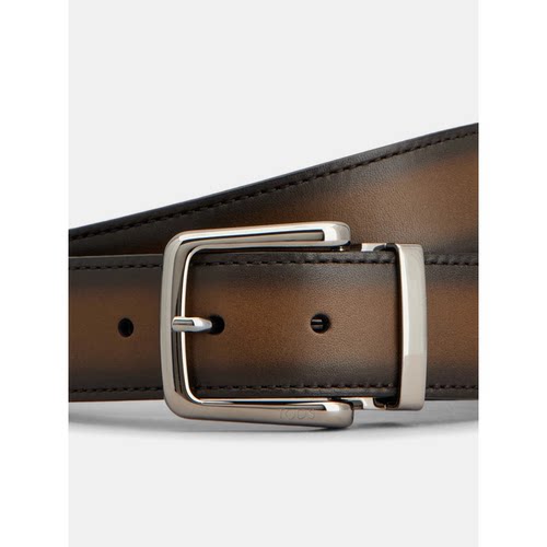 TOD'S官方正品男士可调节双面皮革腰带宽度3.5CM皮带配饰 - 图3
