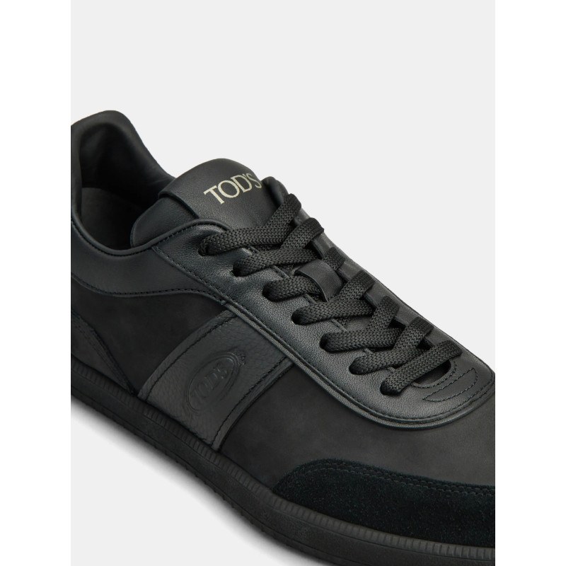 【秋冬特惠】TOD'S官方正品男士TABS字母印花皮革拼接运动休闲鞋 - 图3