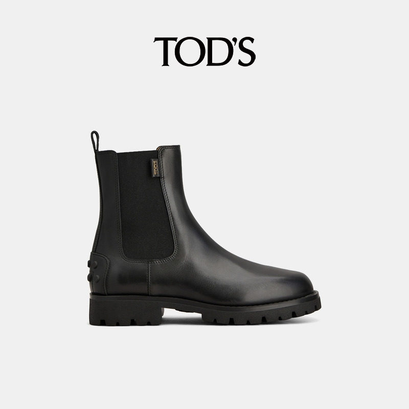 TOD'S女士皮革踝靴