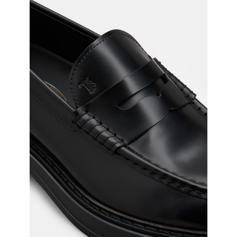 【季末特惠】TOD'S官方正品男士皮革横条厚底乐福鞋休闲皮鞋男鞋,淘宝优惠券,粉丝福利购,淘宝优惠卷