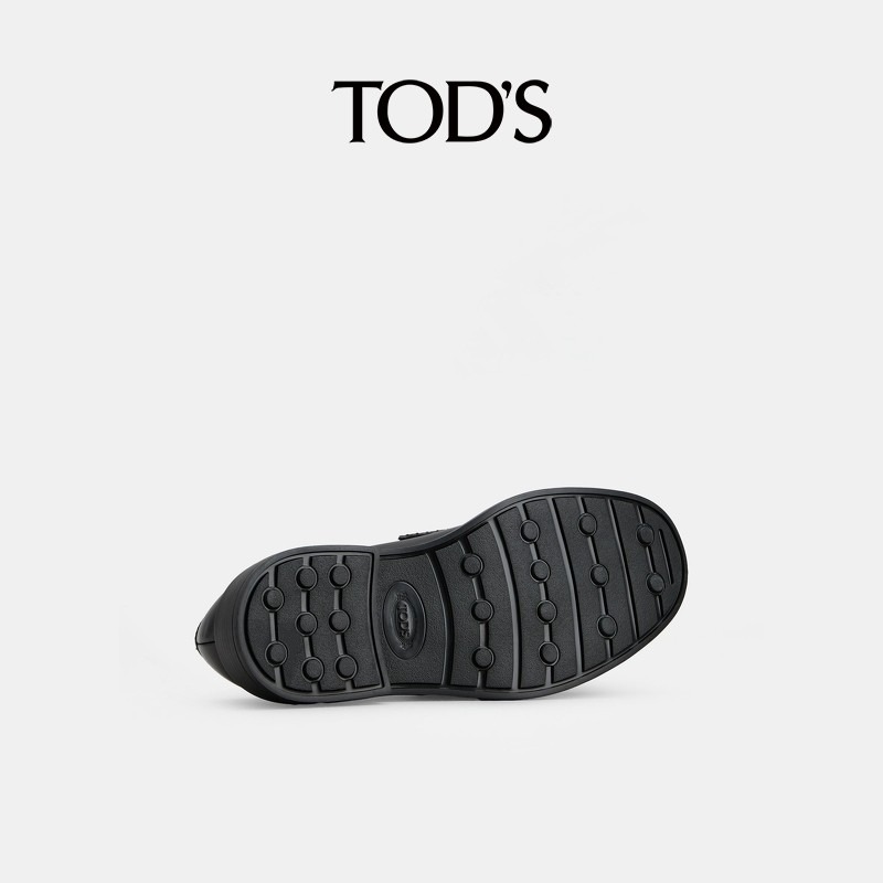 【季末特惠】TOD'S官方正品男士皮革横条厚底乐福鞋休闲皮鞋男鞋,淘宝优惠券,粉丝福利购,淘宝优惠卷
