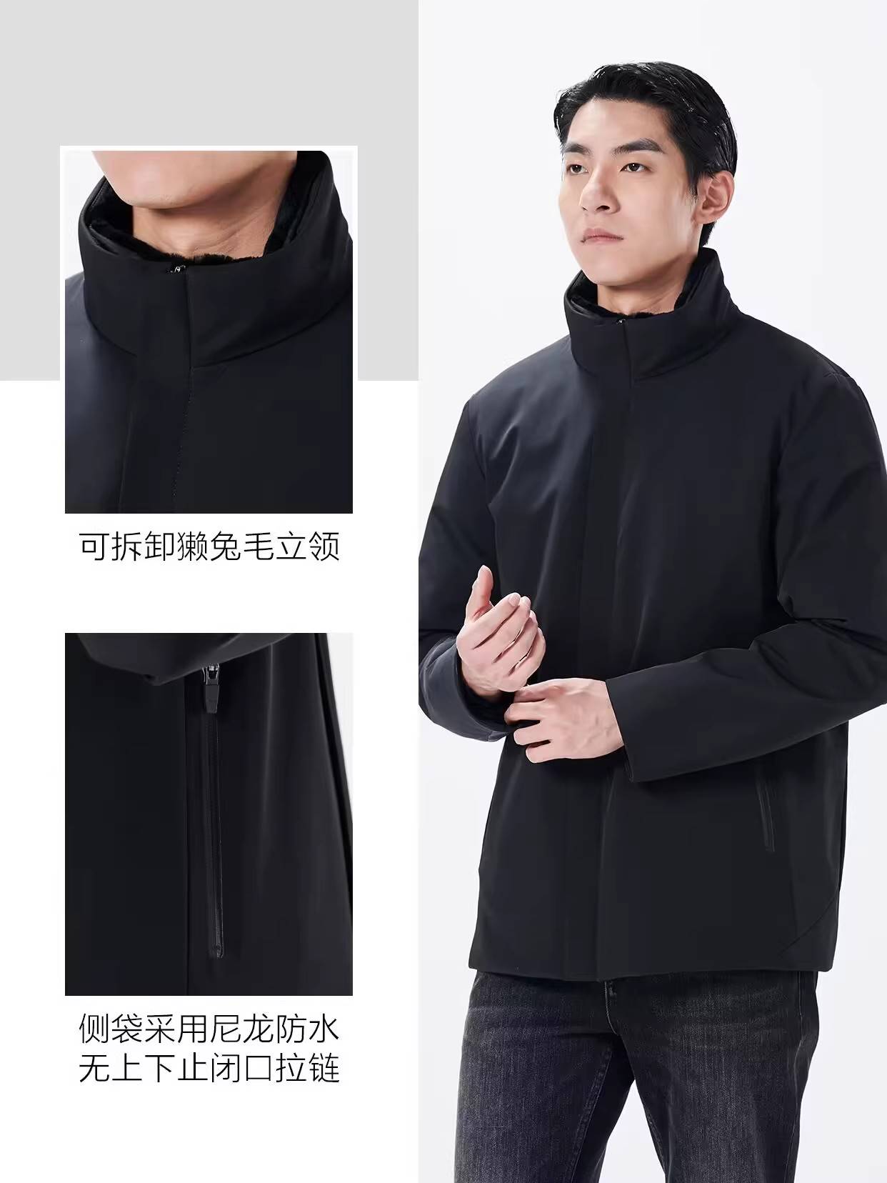 23DNK0011Y 利郎正品男装2023冬季新款高端时尚尼克服外套2599元