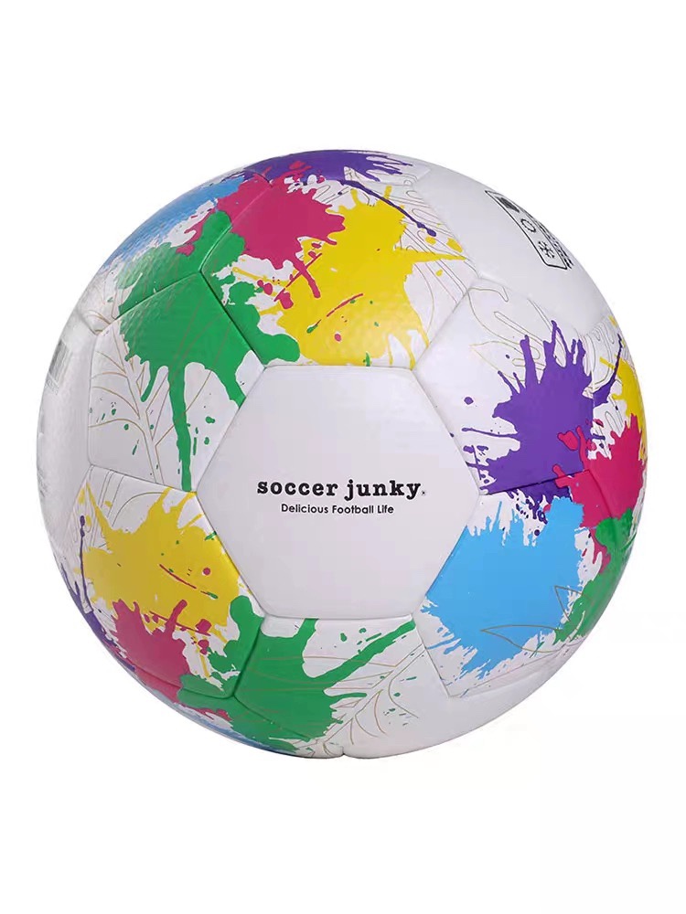 soccer junky足球狗潮牌装备正品EVA+高尔夫PU纹五号耐用爆浆足球 - 图2