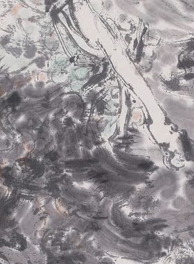 付满乐 新中式客厅装饰画沙发背景墙水墨中国风壁画禅意茶室挂画
