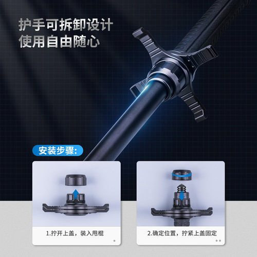 纳丽德NEX格挡重轻机械甩棍挡刀伸缩棍防身防狼自卫合法车载武器 - 图3