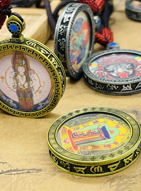 唐卡吊坠项链12生肖八大守护神