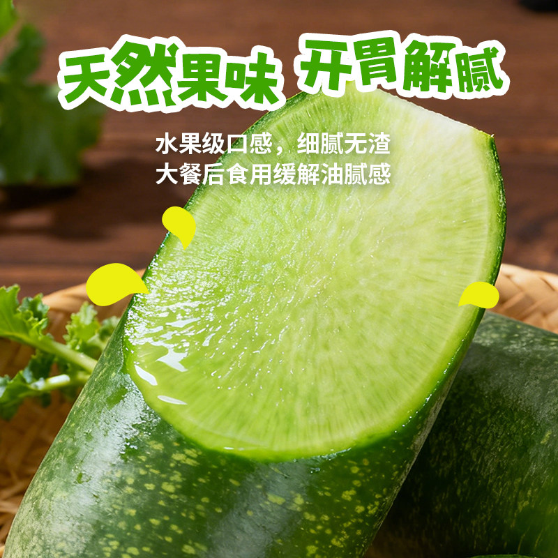 一号农场水果萝卜甜脆爽口生吃新鲜青皮绿心萝卜现拔多汁产地直发,淘宝优惠券,粉丝福利购,淘宝优惠卷