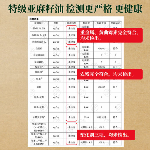 商超同款 亚麻公社特级纯亚麻籽油物理冷压榨热炒食用油内蒙4.15L - 图2
