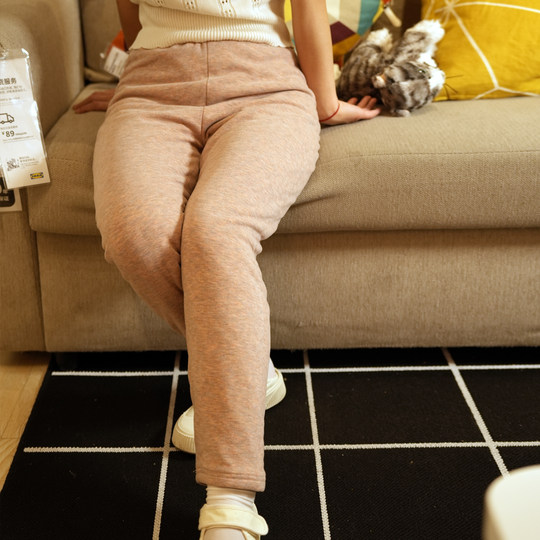 Синьцзян, теплые хлопковые брюки из длинноволокнистого хлопка для женщин, для дома, с высокой талией