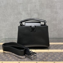 Small bamboo second-hand Lv Louis Vuitton so_black capucines bb 603230929699