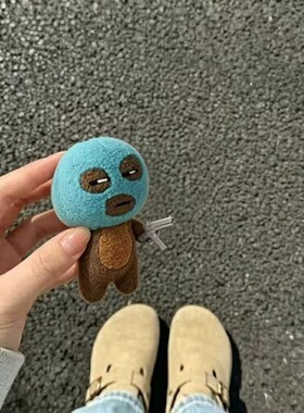 搞怪悍匪毛绒钥匙扣丑萌抽象玩偶挂件个性背包挂饰小众送朋友礼物