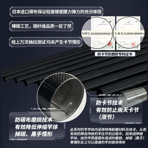 水上貂NM.FK版银貂A78/A94/T120/T130传统竿长杆品牌传统钓竿炮竿 - 图0