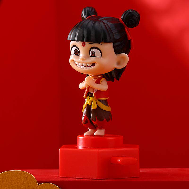 正版哪吒之魔童闹海飞天猪周边玩偶水杯杯子钥匙扣挂件摆件造型桶