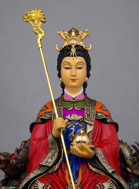 纯铜家用瑶池金母神像