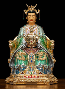 铜祝福中式客厅碧霞元君娘娘