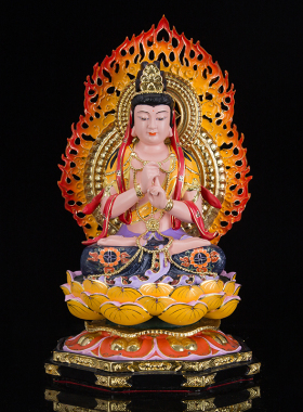 八大佛像菩萨虚空藏不动明王摆件