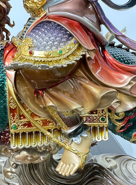 纯铜保平安中式玄关普化天尊摆件