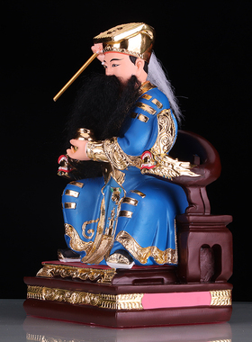 树脂彩绘祖师爷摆件道神像