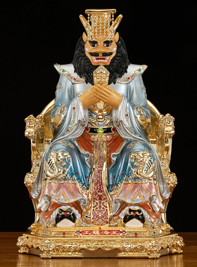 黄铜中式客厅四海龙王神像