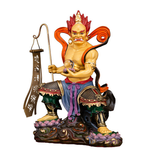 鬼王面然大士佛像面燃鬼王焦面大士爷普渡公羽林纯铜佛像寺庙供奉 - 图3