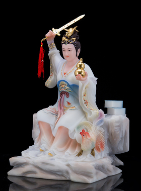 神像保平安佛堂中式风汉白玉