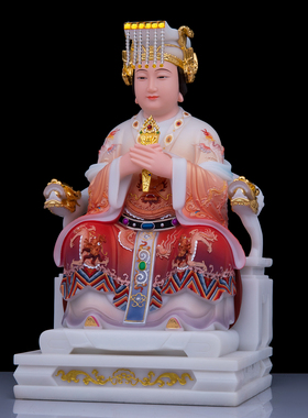 合成石材中式家用泰山奶奶摆件