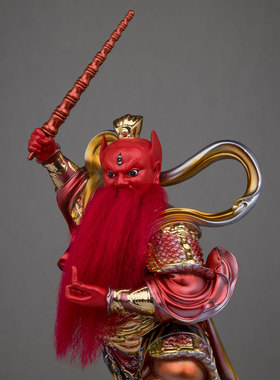 树脂祝福桌面王灵官神像摆件