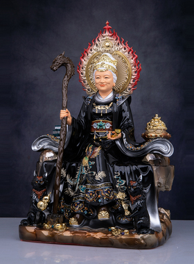 东北黑妈妈奶奶神像树脂供奉摆件