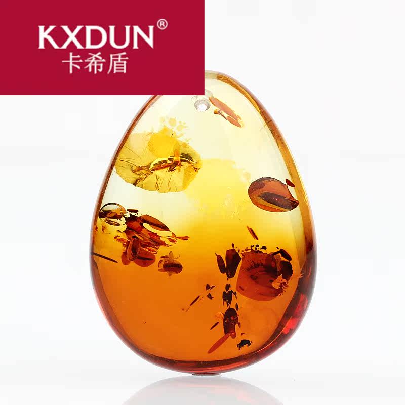 kxdun /卡希盾渐变水滴形饰毛衣链 卡希盾项坠/吊坠