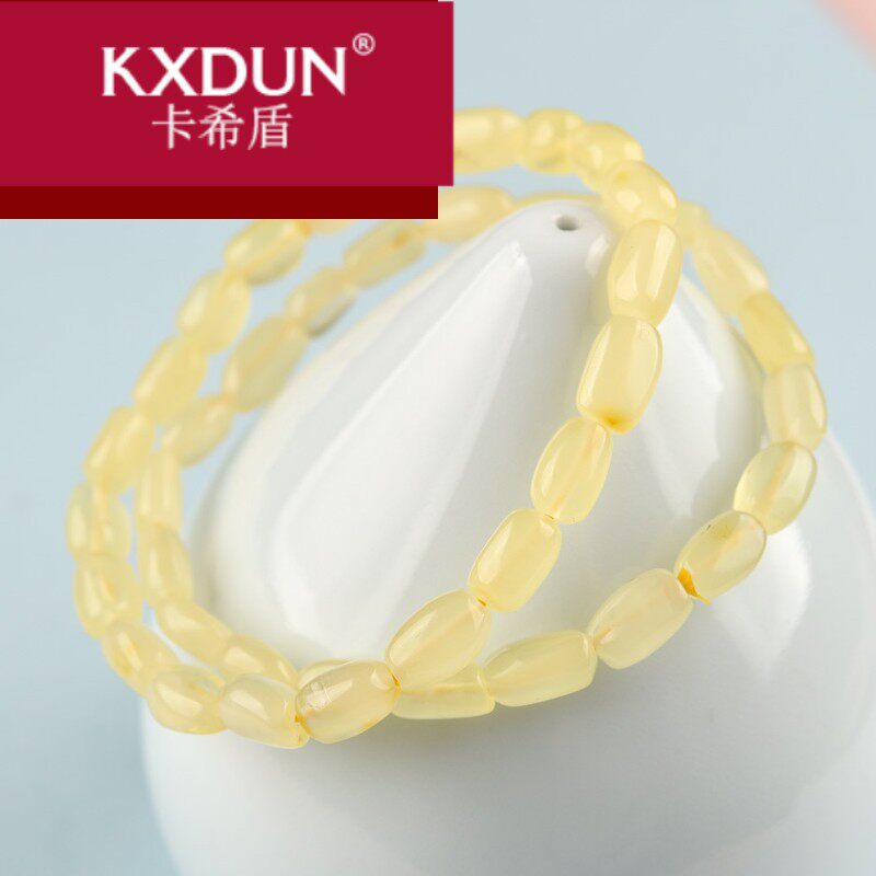 kxdun /卡希盾手串女鸡油黄琥珀 卡希盾手链