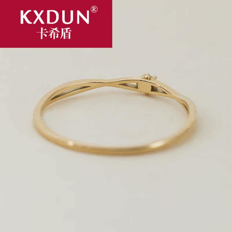 kxdun /卡希盾18k金戒指女指环 卡希盾戒指/指环