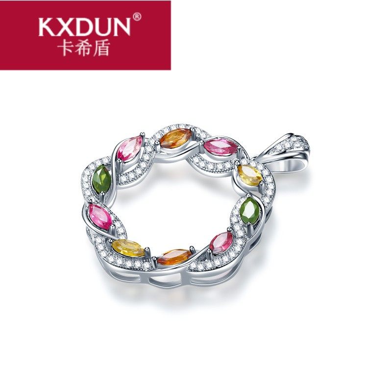 kxdun /卡希盾925女短纯银锁骨链 卡希盾项链