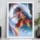ເດັກຊາຍ Devil 30*40 Nezha ເຮັດສະຕິກເກີທະເລເພັດຂອງເດັກນ້ອຍຊຸດວັດສະດຸເຮັດດ້ວຍມື DIY Ao Bing 40*50 ຂະຫນາດໃຫຍ່