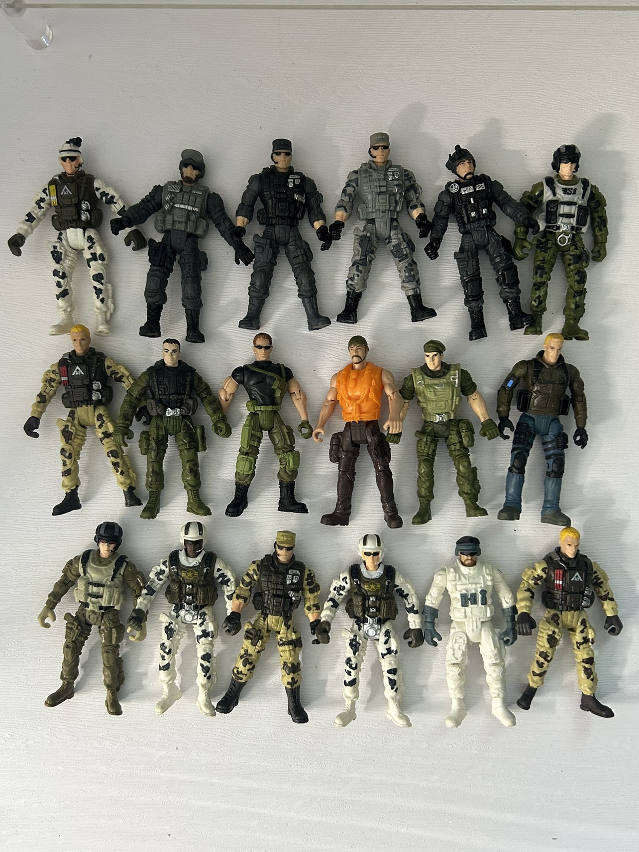 现货1/18兵人3.75寸作战战术队员可动人偶模型玩具 - 图0