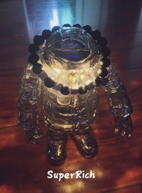 包邮NBHD天然哑光黑玛瑙手链暗黑风男女情侣礼物户外运动手链百搭