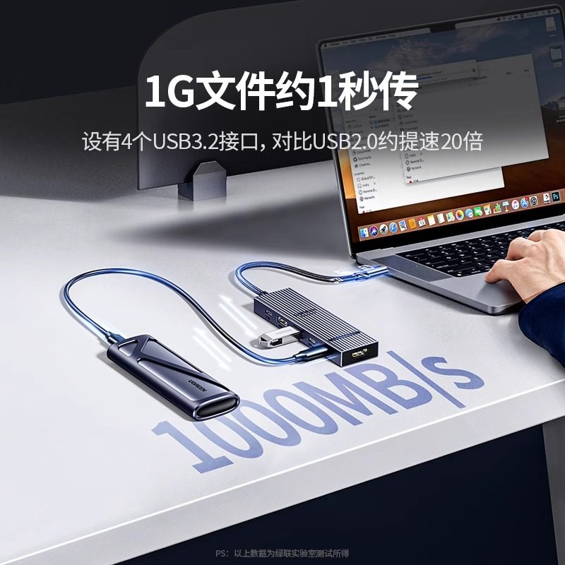 Greenlink USB3.2 docking station for external monitor