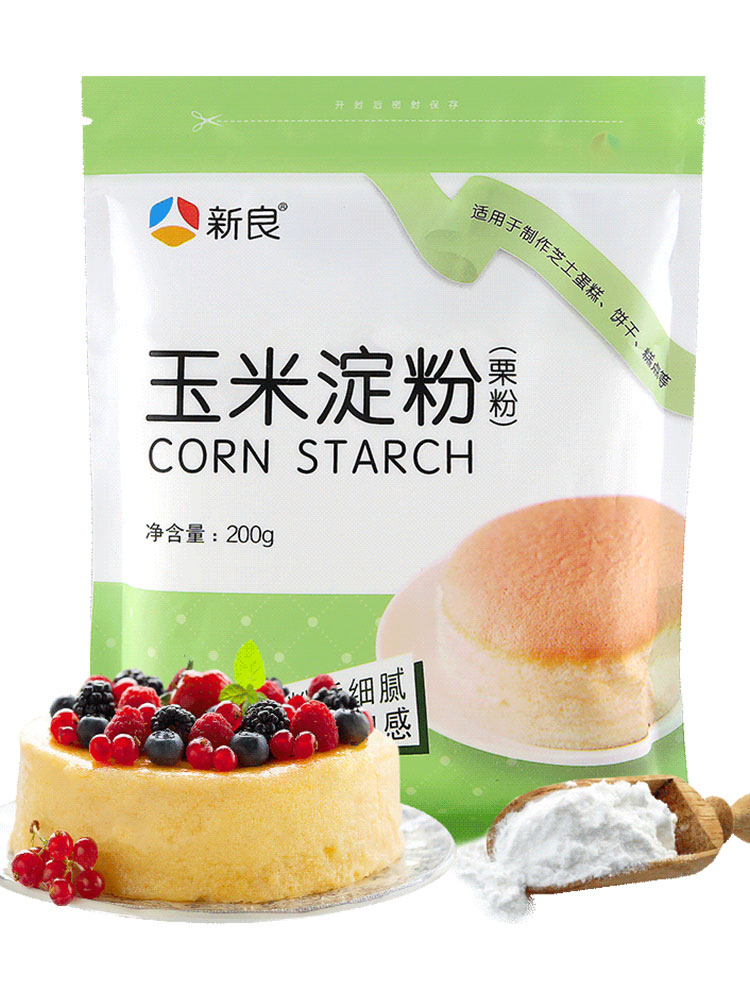 玉米定粉淀粉水勾芡厨房炒菜新良烘焙家用食用粟粉生粉烹调勾芡 - 图0