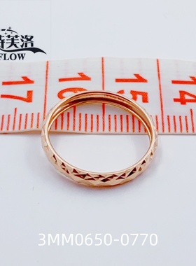 欧弗莱正品俄罗斯紫金585紫金闪闪戒指时尚爆款清库存促销送礼