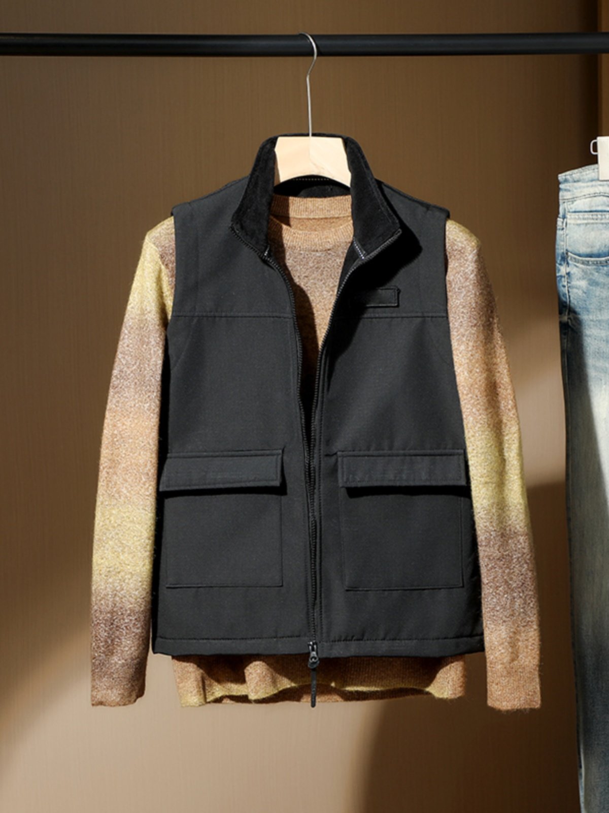 车友定制款！防风拒水加绒保暖立领冬季男士软壳户外马甲加绒背心,淘宝优惠券,粉丝福利购,淘宝优惠卷