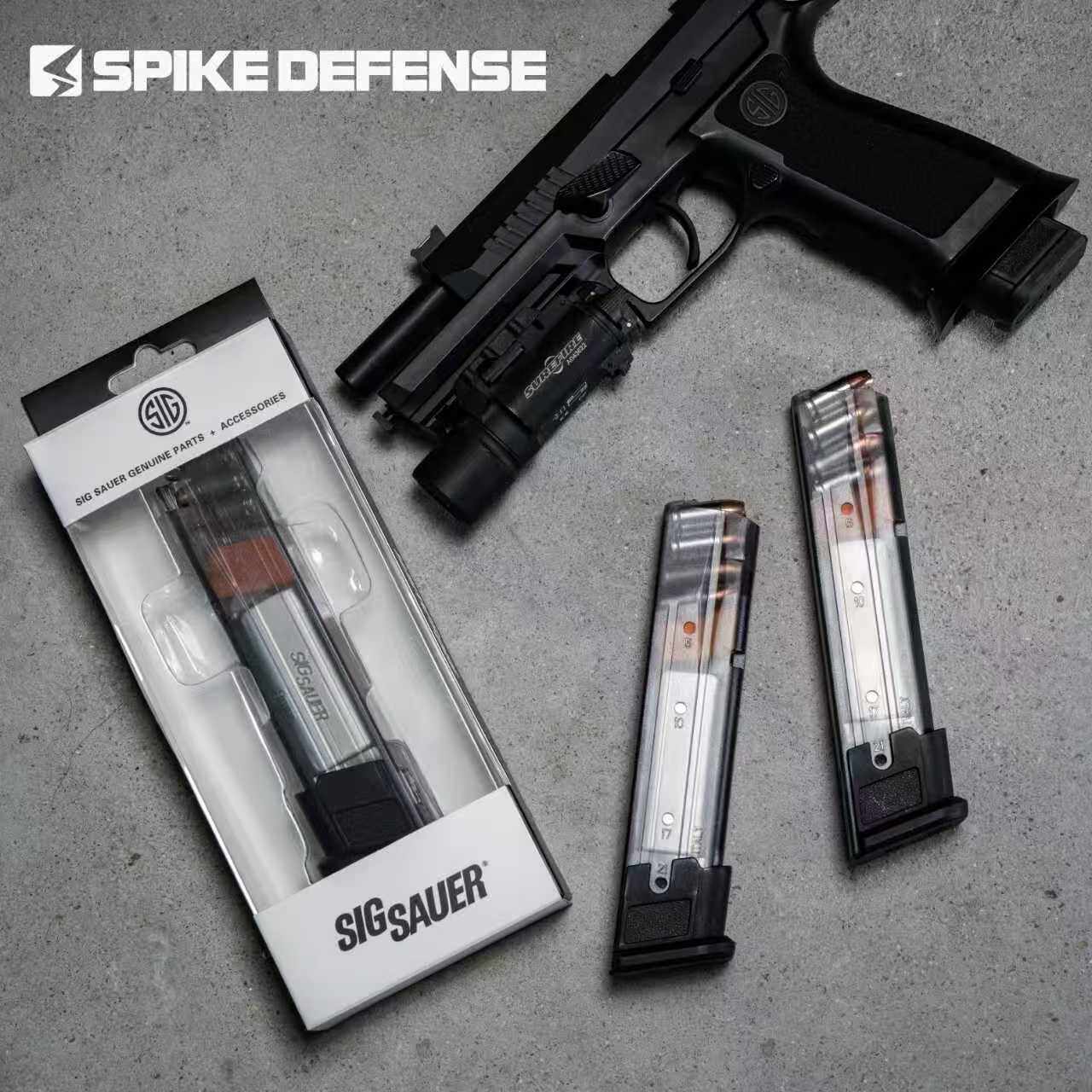 SPIKEDEFENSE战术风格弹夹移动电源5V充电宝户外便携式潮玩礼物