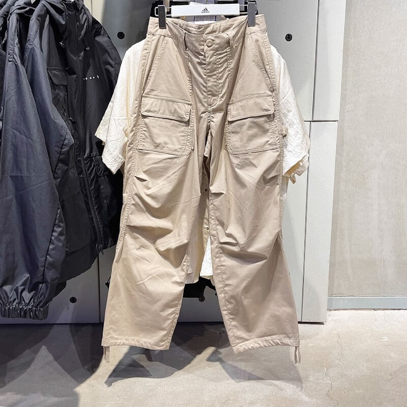 正品阿迪达斯WW CARGO PANT1男子休闲工装直筒梭织运动长裤HM8007 - 图2